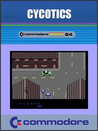 Box cover for Cycotics on the Commodore 64.