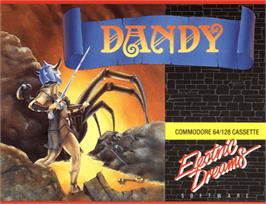 Box cover for Dandy on the Commodore 64.