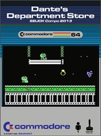 Box cover for Dante's Department Store on the Commodore 64.