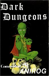 Box cover for Dark Dungeons, The on the Commodore 64.