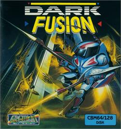 Box cover for Dark Fusion on the Commodore 64.