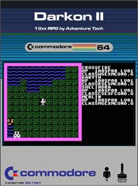 Box cover for Darkon 2 on the Commodore 64.
