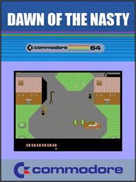 Box cover for Dawn Of The Nasty on the Commodore 64.