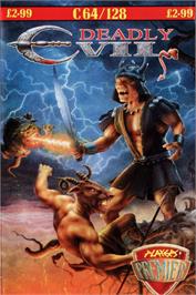 Box cover for Deadly Evil on the Commodore 64.