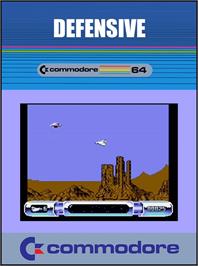 Box cover for Defensive on the Commodore 64.