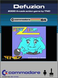 Box cover for Defuzion on the Commodore 64.