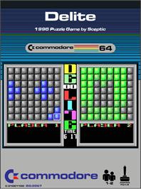 Box cover for Delite on the Commodore 64.