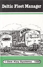 Box cover for Deltic Fleet Manager on the Commodore 64.