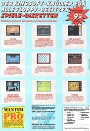 Box cover for Demolition Construction Set on the Commodore 64.