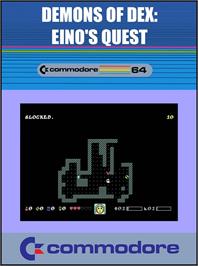 Box cover for Demons of Dex - Eino's Quest on the Commodore 64.