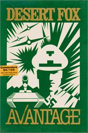 Box cover for Desert Fox on the Commodore 64.