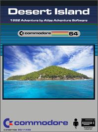 Box cover for Desert Island on the Commodore 64.