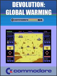 Box cover for Devolution - Global Warming on the Commodore 64.