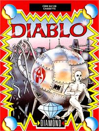 Box cover for Diablo on the Commodore 64.