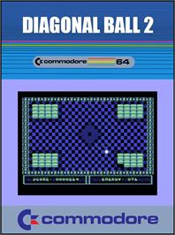 Box cover for Diagonal Ball 2 on the Commodore 64.
