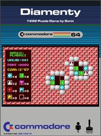 Box cover for Diamenty on the Commodore 64.