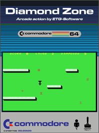 Box cover for Diamond Zone on the Commodore 64.