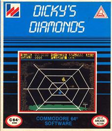 Box cover for Dicky's Diamonds on the Commodore 64.