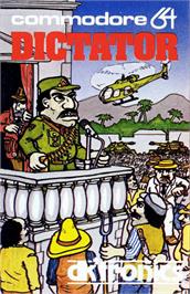 Box cover for Dictator on the Commodore 64.