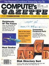 Box cover for Digger (COMPUTE!) on the Commodore 64.