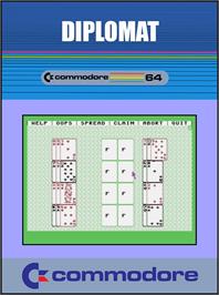 Box cover for Diplomat on the Commodore 64.