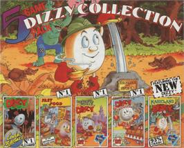 Box cover for Dizzy Collection on the Commodore 64.