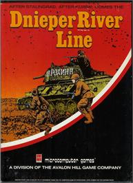 Box cover for Dneiper River Line on the Commodore 64.