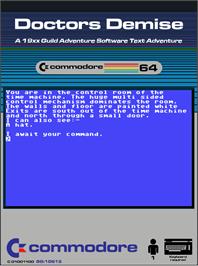 Box cover for Doctors Demise on the Commodore 64.