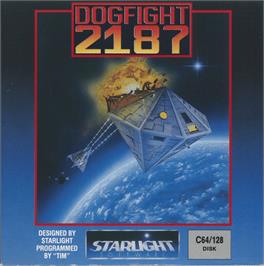 Box cover for Dogfight 2187 on the Commodore 64.