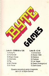Box cover for Dolphin Force on the Commodore 64.