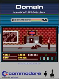 Box cover for Domain on the Commodore 64.