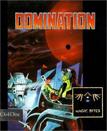 Box cover for Domination on the Commodore 64.