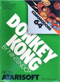 Box cover for Donkey Kong (Ocean) on the Commodore 64.