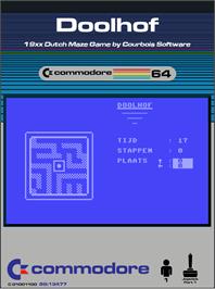 Box cover for Doolhof on the Commodore 64.