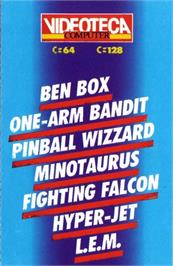 Box cover for Double Falcon on the Commodore 64.