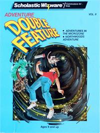 Box cover for Double Feature - Adventures In The Microzone on the Commodore 64.