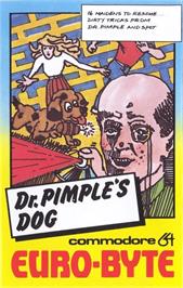 Box cover for Dr. Pimples Dog on the Commodore 64.