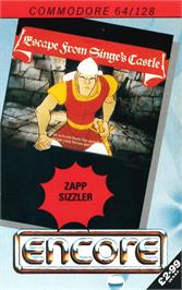 Box cover for Dragon's Lair Part II - Escape from Singe's Castle on the Commodore 64.