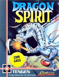 Box cover for Dragon Spirit on the Commodore 64.