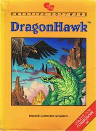 Box cover for Dragonhawk on the Commodore 64.
