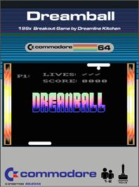 Box cover for Dreamball on the Commodore 64.