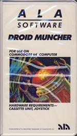 Box cover for Droid Muncher on the Commodore 64.