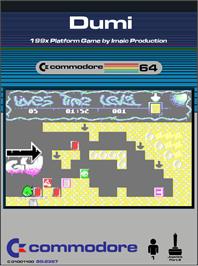 Box cover for Dumi on the Commodore 64.