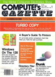 Box cover for Dunk on the Commodore 64.