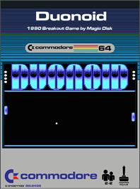 Box cover for Duonoid on the Commodore 64.