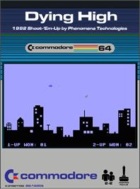 Box cover for Dying High on the Commodore 64.