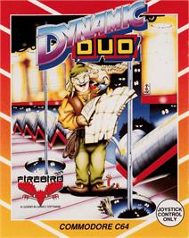 Box cover for Dynamic Duo on the Commodore 64.