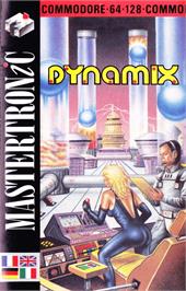 Box cover for Dynamix on the Commodore 64.