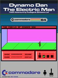 Box cover for Dynamo Dan - The Electric Man on the Commodore 64.