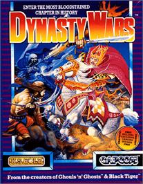 Box cover for Dynasty Wars on the Commodore 64.